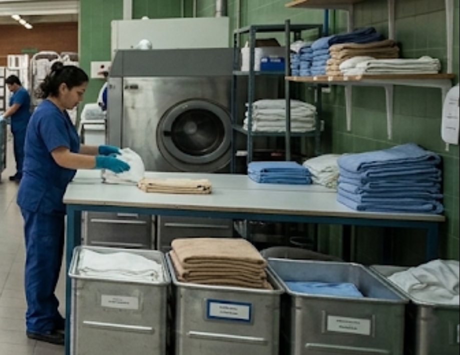 Auxiliar de Lavandería o Lencero para Sector Hotelero